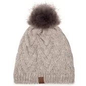 Buff Knitted Polar Beanie