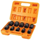 Koma Tools 08934 1/2´´ Slagtoppesæt 10 Stykker