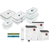 Zwilling Fresh+save Familiesæt Med Hældeskål Og Låg Til Vakuumpakker