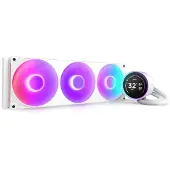 NZXT Kraken Elite 420 RGB, Alt-i-en væskekøler, 14 cm, Hvid