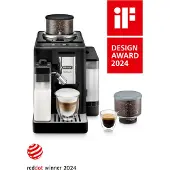 De'Longhi Rivelia EXAM440.55.B - Automatisk kaffemaskine med mælkeskummer - 19 bar - sort onyx