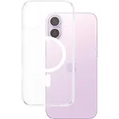 PanzerGlass HardCase - Bagsidecover til mobiltelefon - MagSafe-kompatibilitet - polykarbonat, termoplastisk polyuretan (TPU) - hvid, gennemsigtig - for Apple iPhone 16 Plus