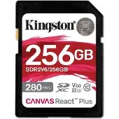 Kingston Canvas React Plus V60 SD - 280MB/s - 256GB
