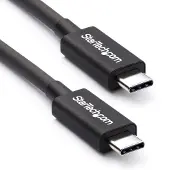 StarTech.com Thunderbolt 3 (40Gbps) USB C Cable - Black - 50cm