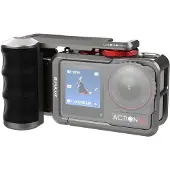 Puluz beskyttelsesetui i metal med -håndtag til DJI Osmo Action 5 Pro / Action 4 / Action 3