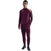 Nike Træningsbukser Dri-FIT Strike KPZ - Bordeaux/Orange, størrelse Small