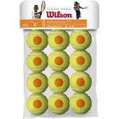 Wilson Starter Orange, Orange, Gul, 12 stk, Unisex, Voksen