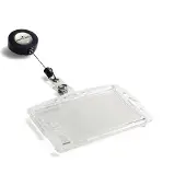 Durable ID-kortholder til 2 kort med yoyo - (10 stk.)