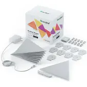 Nanoleaf Shapes Smarter Kit - Trådløst belysningssæt - LED x 9 - 1.7 W - 16 millioner farver - 1200-6500 K - triangel