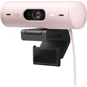 Logitech | BRIO 500 - Webcam - farve - Full HD (1920 x 1080) - Indbygget mikrofon (Stereo) - USB-C - Rose