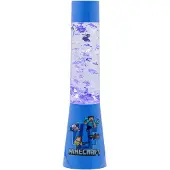 Paladone Minecraft Flow Lamp / Minecraft glitterlampe med undervandstema