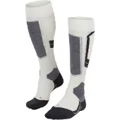 Falke - Skistrømper dame - SK4 Advanced W Off White til UnisexUld - Størrelse 39-40 - Hvid