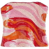 Next Overdel lysebeige / orange / lyserød / rød