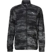 Puma Run Velocity Printed Track Jacket Men, Clothing, Black, M