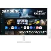 Samsung S32FM703UU - M70F Series - LED-skærm - Smart - 32 - 3840 x 2160 4K UHD (2160p) @ 60 Hz - VA - 300 cd/m² - 3000:1 - HDR10 - 4 ms - 2xHDMI, USB-C - højtalere - hvid