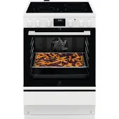 Electrolux 600 SteamBake Glaskeramisk komfur 60 cm med katalyse SteamBake LKR66440NW