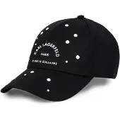 Karl Lagerfeld Hætte 'Rue St-Guillaume' sort / hvid / perlehvid