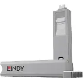 Lindy 40427, Portblokering + nøgle, USB Type-C, Hvid, 5 stk, 10 g