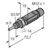 Turck 9910574 TTM100C-103A-G1/8-LI6-H1140-L013-50/100C Temperatursensor -50 til 100 °C
