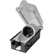 InterBaer SERIE 9015 UDENDØRSKONTAKT 16A IP44