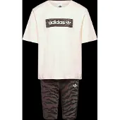 Adidas Originals AOP CYKELSÆT MED SHORTS OG T-SHIRT, størrelse 110 cm