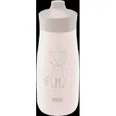 Nuk Drikkedunk m. Tud - Mini-Me Sip - 300 ml - Stål - Fox - - OneSize - Drikkedunk