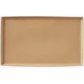 Broste Copenhagen Eli tallerken 15x26 cm Matte soft light camel