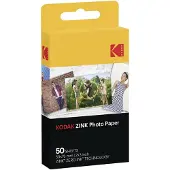 Kodak Zink - Klæbemiddel - 50 x 76 mm 50 ark fotopapir - for Smile Classic
