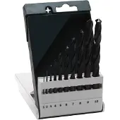 Bosch 10 dele Metalborsæt HSS-R, DIN 338
