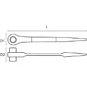 Bahco 1/2´´ 19-22 Mm Skralde
