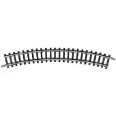 Minitrix T14922 N skinne Bøjet spor 30 ° 228.2 mm