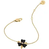 Furla Armbånd 'FLORA' guld / sort