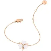 Furla Armbånd 'Flora' rosa guld / hvid