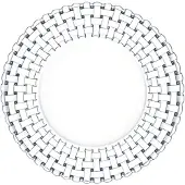 Nachtmann Bossa Nova tallerken 27 cm 2-pak Klar