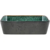 Bitz fad rektangulært 21x28 cm Black-green