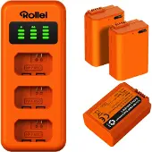 Rollei NP-FW50, Lithium-Ion (Li-Ion), 3 stk, Batterier inkluderet