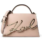 Karl Lagerfeld Skuldertaske 'K/Signature' gammelrosa
