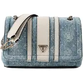 GUESS Guesstil kvinder. HWDL9672210 Noelle Crossbody taske blå (OSFA), Casual, Bomuld