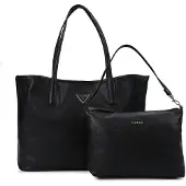 GUESS Guesstil kvinder. HWEVG951428 Victtoria 2-i-1-tote-taske, sort (OSFA), Casual, Polyuretan
