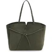 BOSS Tote bag i ruskind fra REVERS med flettet bælte