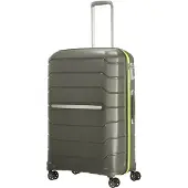 Samsonite Flux Exp - Kuffert med 4 hjul | oliven | 52x75x31 cm