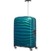 Samsonite Lite Shock - Kuffert med 4 hjul | petrol | 47x69x29 cm