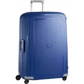 Samsonite S'Cure - Kuffert med 4 hjul | blå | 55x81x35 cm