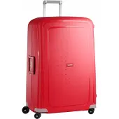 Samsonite S'Cure - Kuffert med 4 hjul | rød | 55x81x35 cm