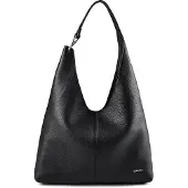 Calvin Klein Skuldertaske 'Asymmetric Slouch' sort