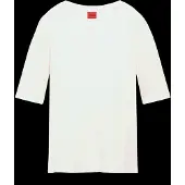HUGO Slim fit T-shirt i bomuld, modal og stræk