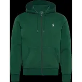 Ralph Lauren Polo Ralph Laurentil mænd. 710881517508 Dobbelt strikket sweatshirt og grøn lynlås (M), Casual, Bomuld