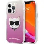 Karl Lagerfeld Choupette Head Case til iPhone 13 Pro Max - Pink