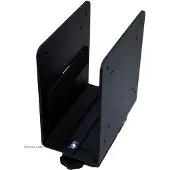 NeoMounts THINCLIENT-20 - Komponenter til montering (holder) - for tynd klient - sort - bag fladpanel