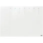 Nobo ugentlig planner magnetisk whiteboard glastavle 430x560 mm